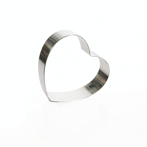 Martellato Heart New York Roll Stainless Steel Mold (4.21 × 3.94 × 1.38 in)