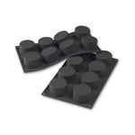 Martellato 2.4 in (60 mm) Cylinder Silicone Mold, Black