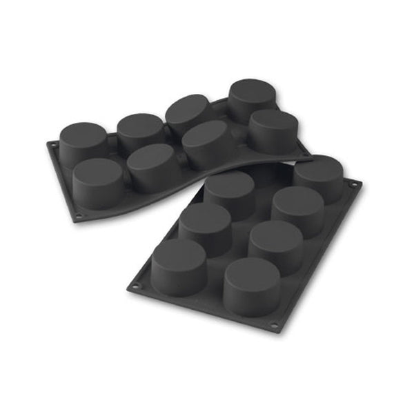 Martellato 2.4 in (60 mm) Cylinder Silicone Mold, Black