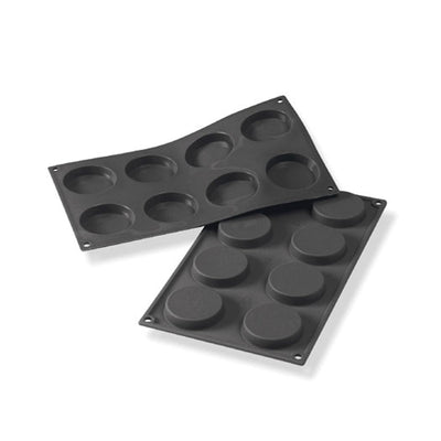 Martellato 2.4 in (60 mm) Fiorentine Silicone Mold, Black