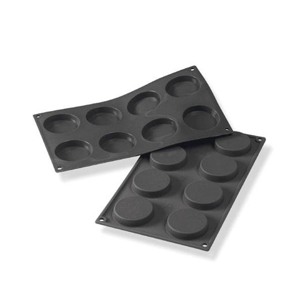 Martellato 2.4 in (60 mm) Fiorentine Silicone Mold, Black