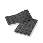 Martellato 1.4 in (35 mm) Mini Fiorentine Silicone Mold, Black