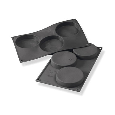 Martellato 4 in (100 mm) Sponge Base Silicone Mold, Black