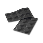 Martellato 2.4 in (60 mm) Flan Silicone Mold, Black