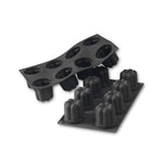 Martellato 2.2 in (57 mm) Bavarian Silicone Mold, Black
