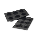 Martellato 2.8 in (70 mm) Marguerite Silicone Mold, Black
