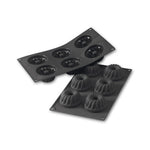 Martellato 70 mm Gugelhupf Silicone Mold, 6 Cavities