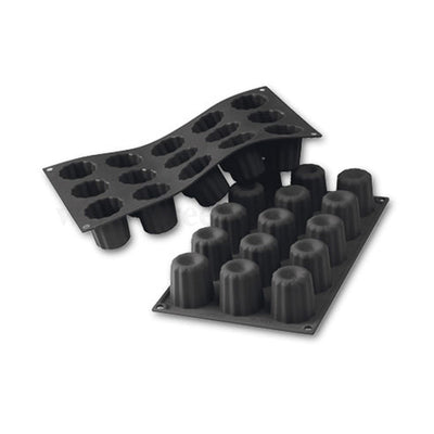 Martellato 45 mm Large Bordelais Silicone Mold, 15 Cavities