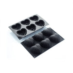 Martellato 6.9 x 11.8 in (17.5 x 30 cm) Satin Silicone Mold, Black