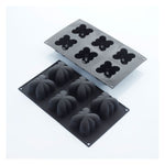 Martellato Papillon Silicone Mold – Butterfly Shape, 6-Cavity, Black