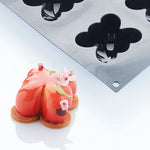 Martellato Papillon Silicone Mold – Butterfly Shape, 6-Cavity, Black