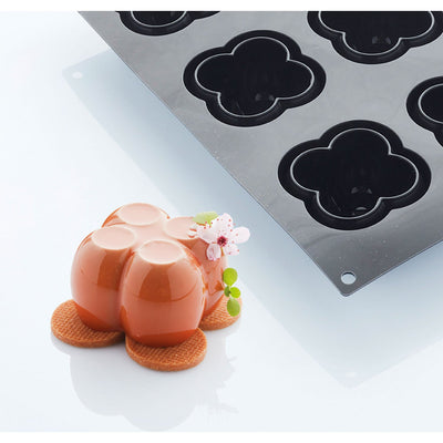 Martellato Chloe Silicone Mold, 6-Cavity, Black