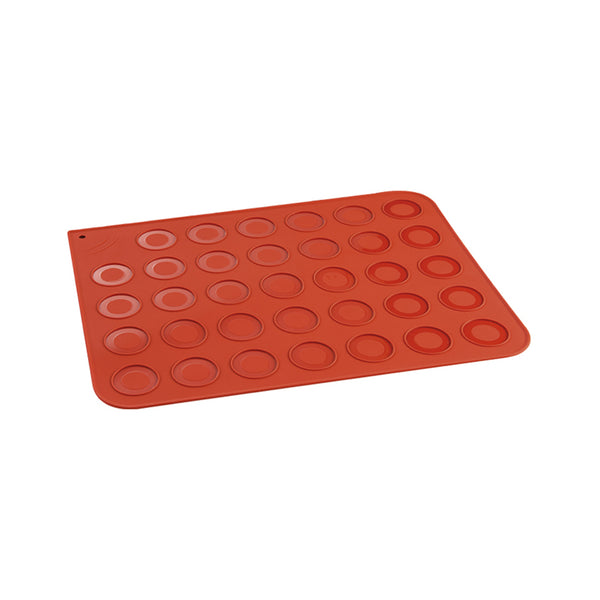 Martellato Silicone Macaron Baking Mat – 11.8 × 15.7 in (30 × 40 cm), Ø 1.6 in (40 mm)