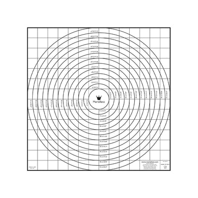 Martellato Graduated Dough & Fondant Rolling Mat 23.6 × 22.8 in(60 x 58 cm)