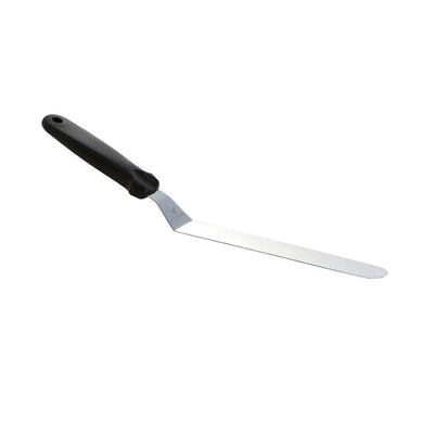 Martellato 8-Inch Stainless Steel Offset Spatula, Professional Angular Icing Spatula