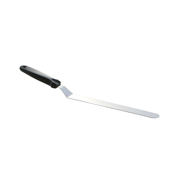 Martellato 10-Inch Stainless Steel Offset Spatula, Professional Angular Icing Spatula