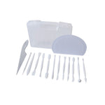 Martellato Plastic Fondant & Marzipan Modelling Tool Set, 14 Piece Professional Decorating Kit 2