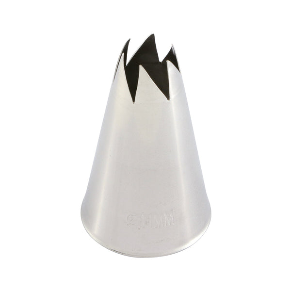 Martellato Open Rose Piping Tip – 0.59 in (15 mm), Stainless Steel