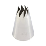 Martellato Open Rose Piping Tip – 0.79 in (20 mm), Stainless Steel