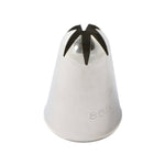 Martellato Closed Star Piping Tip – 0.08 in (2 mm), Large Size, Stainless Steel