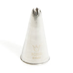 Martellato Closed Star Piping Tip – 0.16 in (4 mm), Standard Size, Stainless Steel