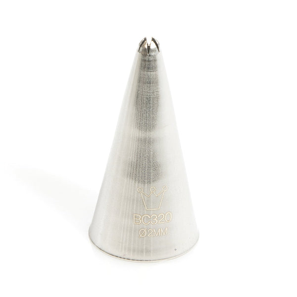 Martellato Closed Star Piping Tip – 0.31 in (8 mm), Standard Size, Stainless Steel