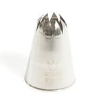 Martellato Closed Star Piping Tip – 0.47 in (12 mm), Standard Size, Stainless Steel