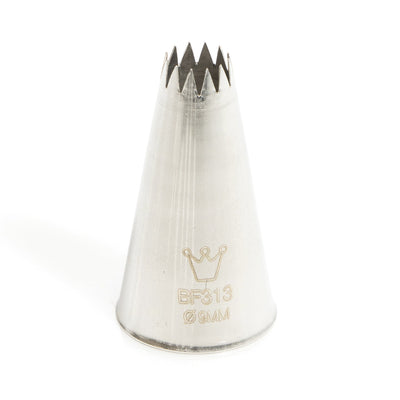 Martellato French Star Piping Tip – 0.35 in (9 mm)