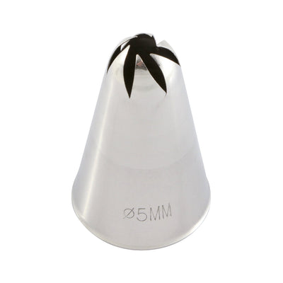 Martellato Fancy Rose Piping Tip – 5 mm (0.20 in), Stainless Steel