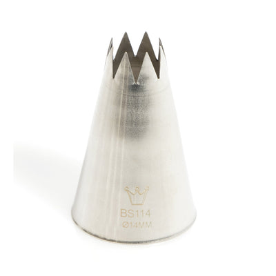 Martellato Open Star Piping Tip – 14 mm (0.55 in)