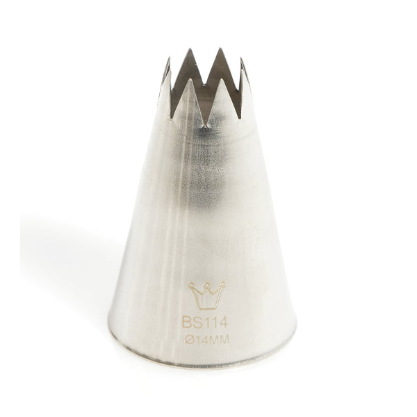 Martellato Open Star Piping Tip – 14 mm (0.55 in)