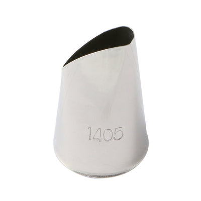 Martellato Stainless Steel Petal Piping Tip – 20 × 7 mm (0.79 × 0.28 in)