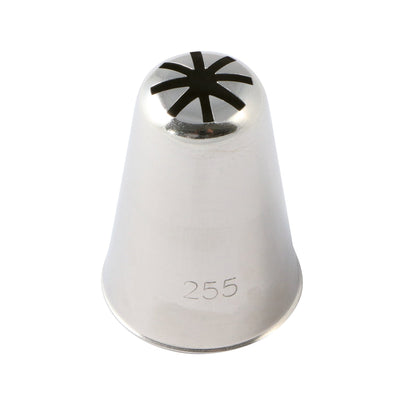 Martellato Closed Star Piping Tip – 15 mm (0.59 in), Stainless Steel