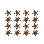 Martellato Silicone Chablon Spot Decoration Mold, 16 Cavities