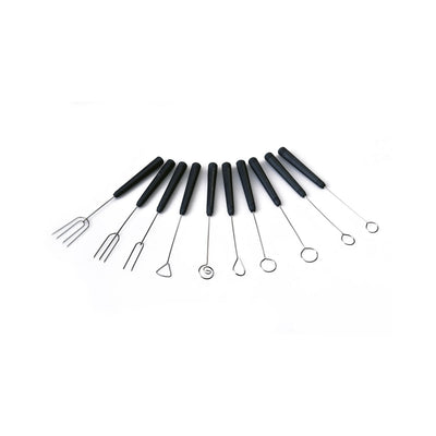 Martellato Professional Chocolate Dipping Fork Set, Set of 10