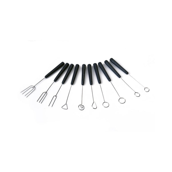 Martellato Professional Chocolate Dipping Fork Set, Set of 10