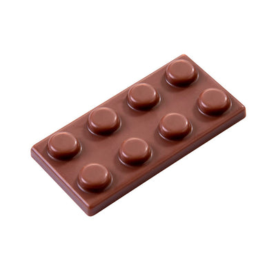 Martellato Napolitain Brick Chocolate Mold, 20 Cavity
