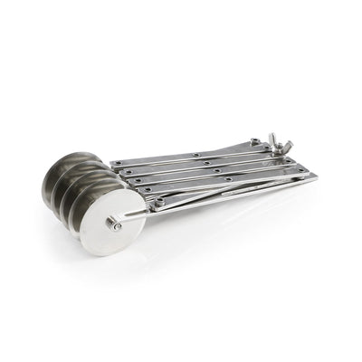 Martellato Adjustable Stainless Steel Dough Cutter – 5 Straight Wheels