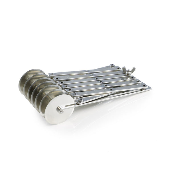 Martellato Expanding Steel Dough Cutter – 7 Straight Blades