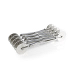 Martellato Expanding Pastry Cutter – 5 Wheels (Smooth + Wavy)