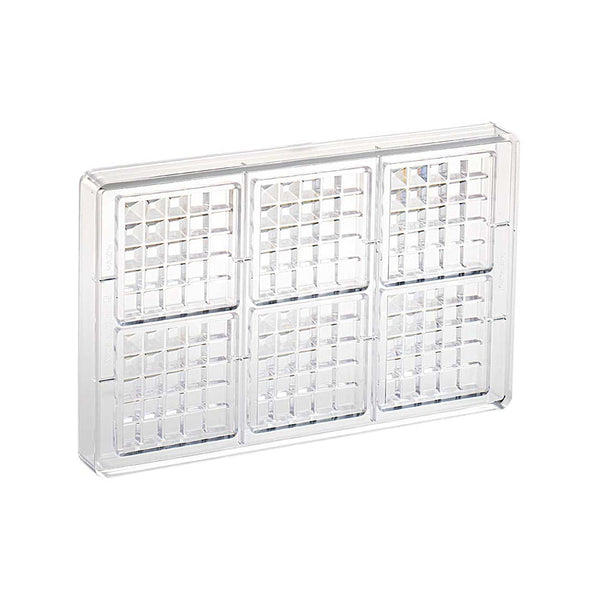 Martellato Square Geometric Chocolate Bar BPA-Free Polycarbonate Mold