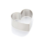 Martellato Heart Stainless Steel Cake Ring 100 × 94 × H50 mm