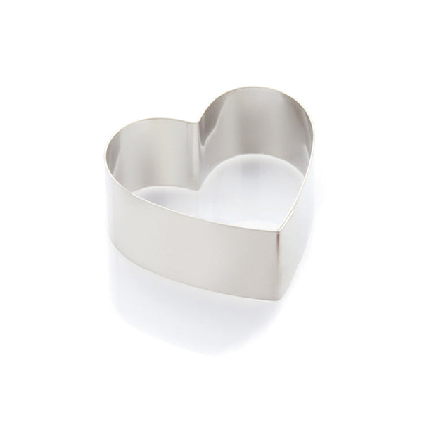 Martellato Heart Stainless Steel Cake Ring 100 × 94 × H50 mm