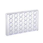 Martellato Round Praline with Insert Polycarbonate Chocolate Mold Ø27 × H20 mm