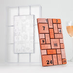 Martellato Countdown Polycarbonate Chocolate Bar Mold 200 g