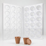 Martellato Barista Coffee Cup Polycarbonate Chocolate Mold Kit, 2 Pieces