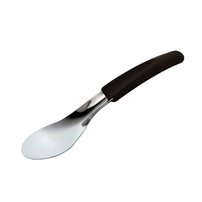 Martellato Stainless Steel Ice Cream Spatula with Black Handle