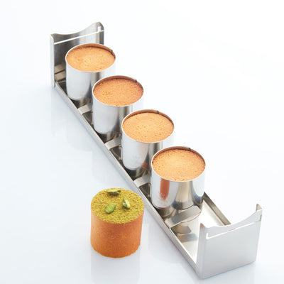 Martellato Mini Cylinder 5 Stainless Steel Travel Cake Mold