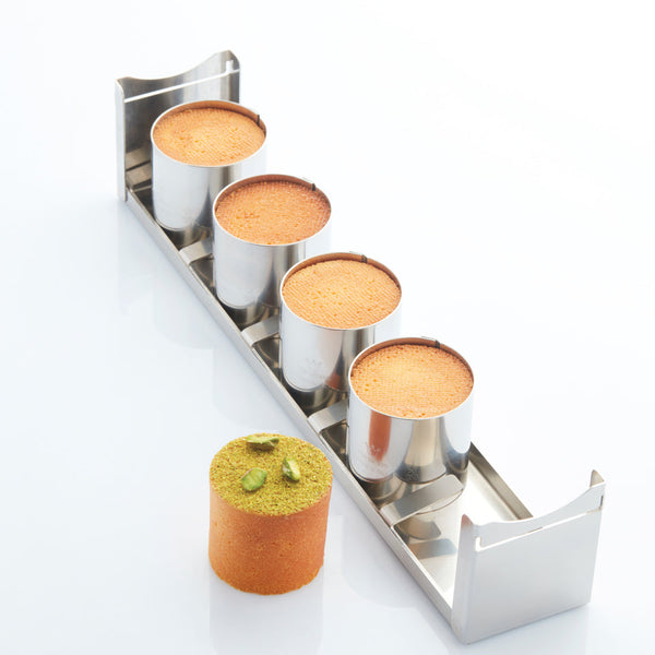 Martellato Mini Cylinder 5 Stainless Steel Travel Cake Mold