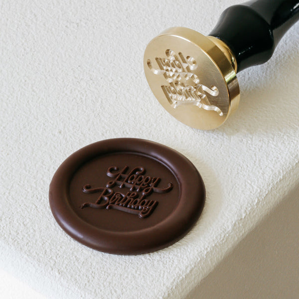 Martellato Happy Birthday Chocolate Stamp Ø30 mm